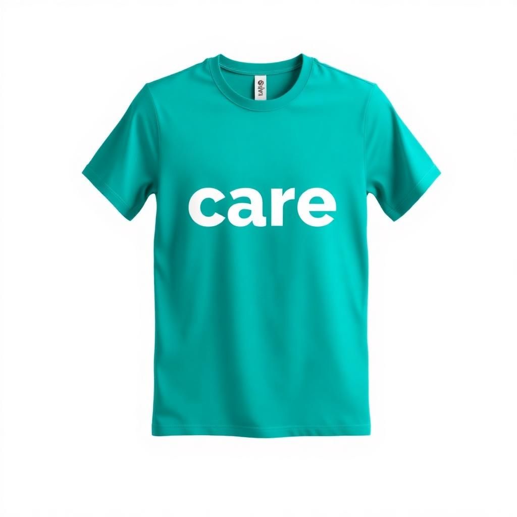 Teal CARE t-shirt
